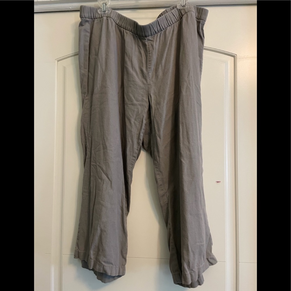 Old Navy XL Linen Gray Pants